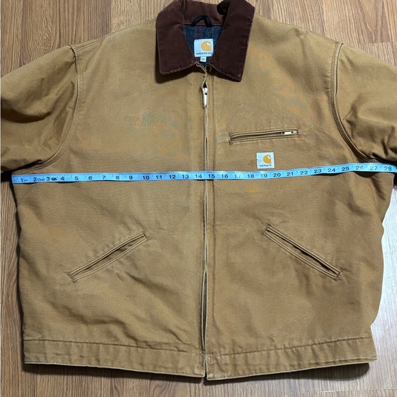 Carhartt Brown Blanket Lined Jacket 2XL Tall - Picture 14 of 15